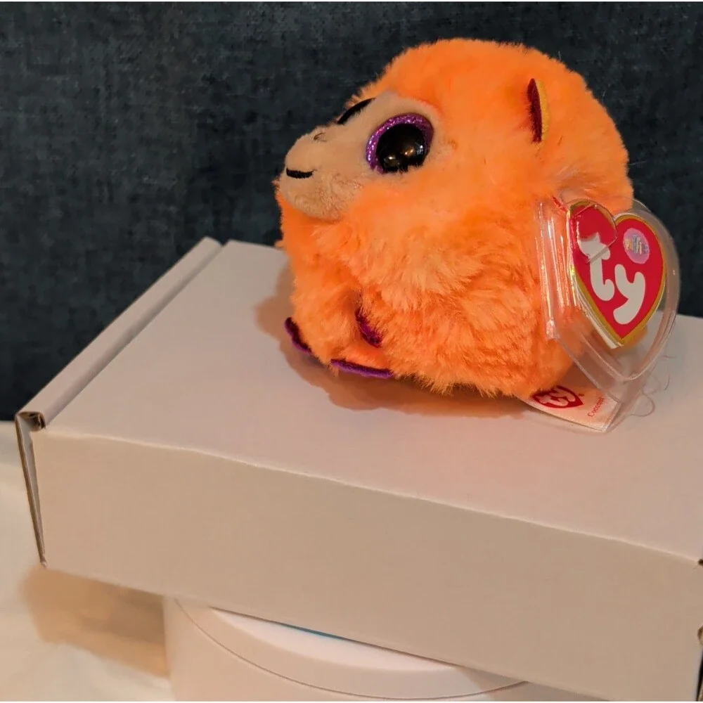 Ty Puffies Coconut The Monkey Plush Toy Orange 3